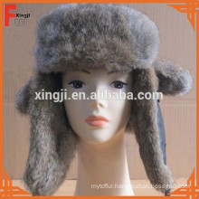 Top quality real fur bomber hat